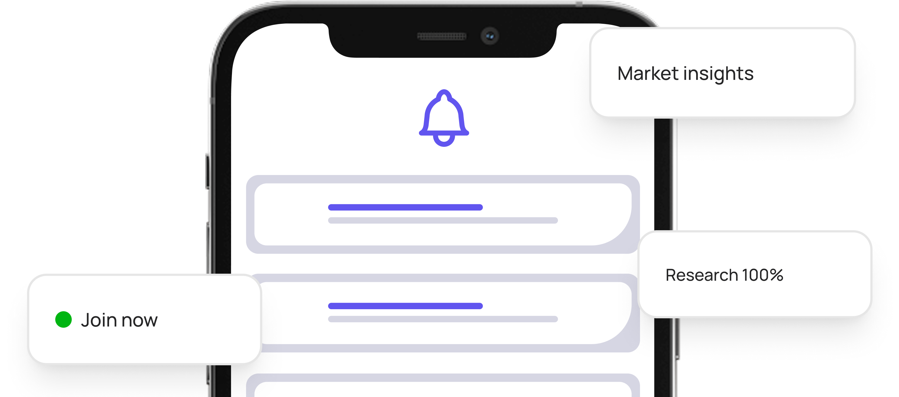 Mobile application mockup showing Wealthy Ways investment platform with market charts and analysis tools